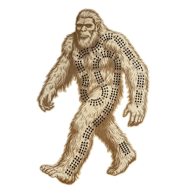 (image for) Bigfoot Cribbage - Board Game